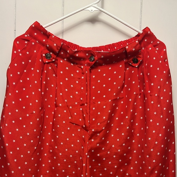 Vintage Laura & Jayne collection red star pants size 14 - Picture 2 of 4